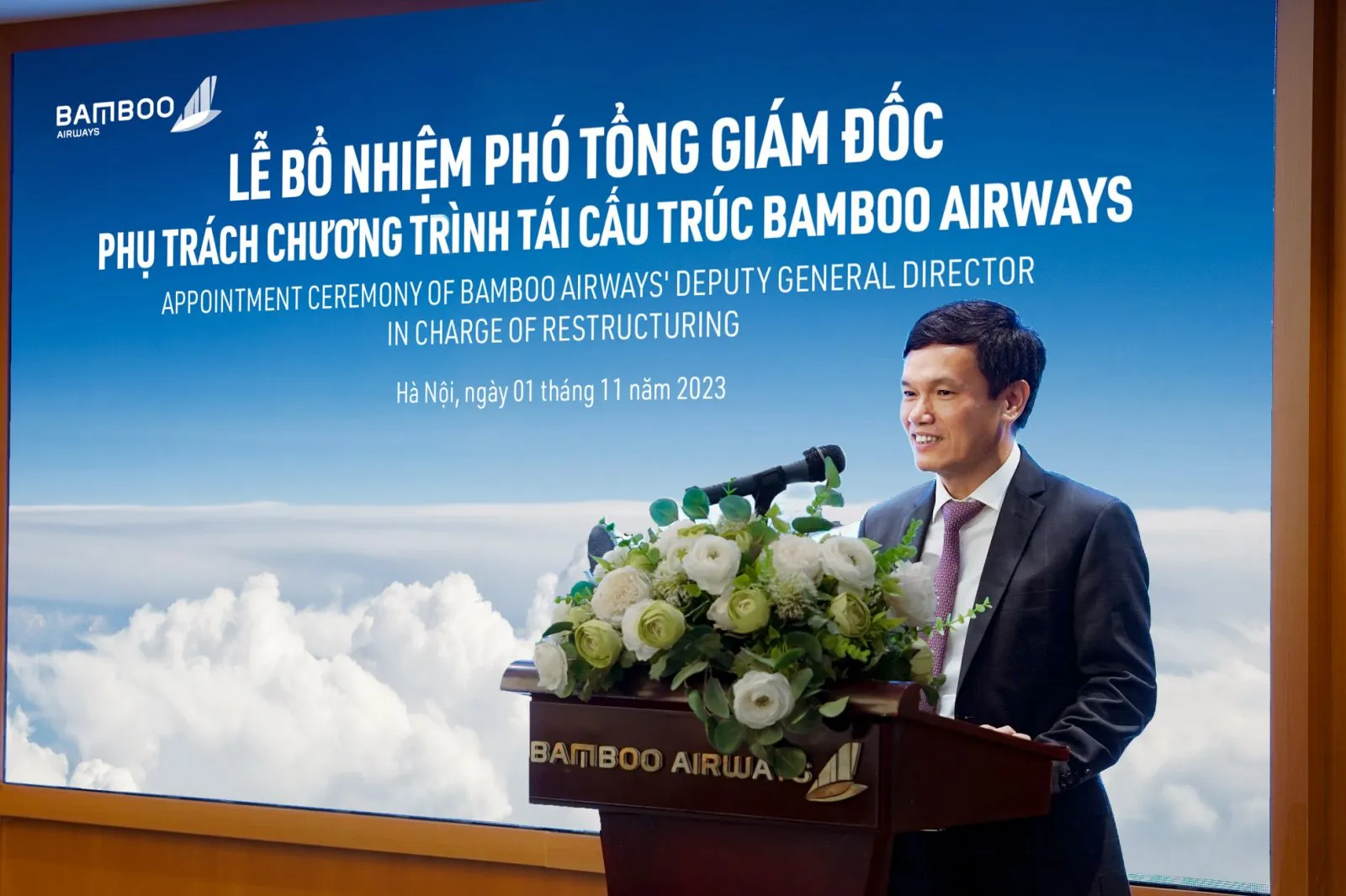 Bamboo Airways bổ nhiệm Phó Tổng giám đốc phụ trách chương trình tái cơ cấu